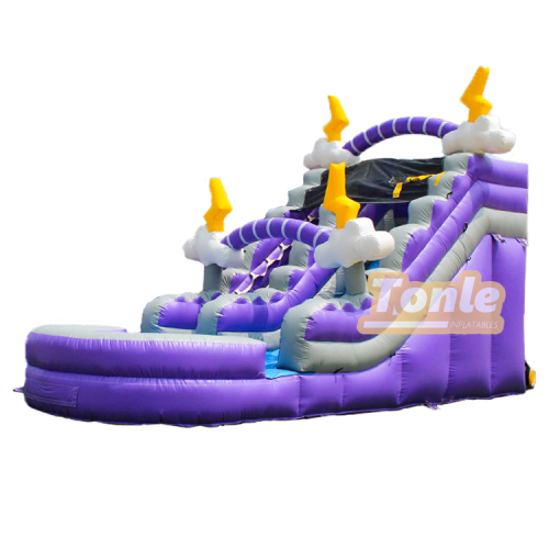 marble inflatable water slide