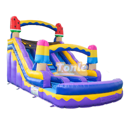 marble inflatable water slide