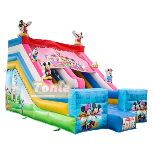 Commercial Disney Mickey Mouse Inflatable Slides For Sale