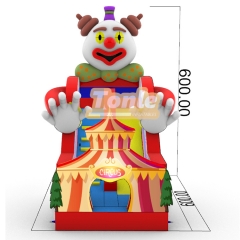 Circus Clown Inflatable Slide