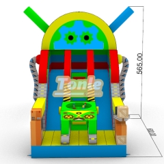 Robot inflatable slide