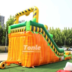17ft Toxic rush inflatable Water Slide