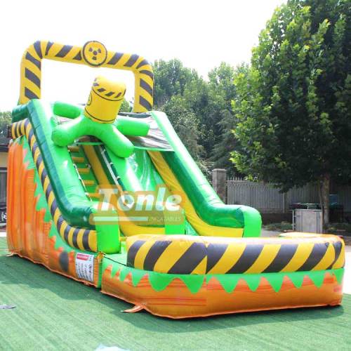 marble inflatable water slide