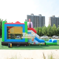 bouncy house w/ water slide