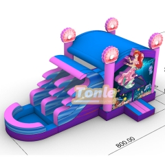 Mermaid Inflatable Jumper Moon Walk Water Slide Combo
