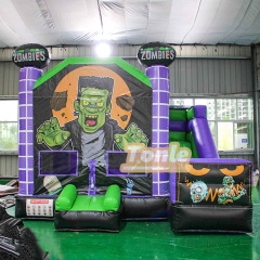 Halloween zombie inflatable jumper combo