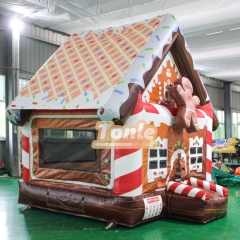 Christmas House Gingerbread Man Inflatable Bounce House Inflatable Jumper