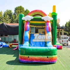 bouncy house w/ water slide