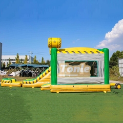 Toxic Inflatable bounce house Water Slide combo