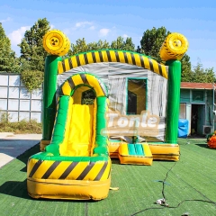 Toxic Inflatable bounce house Water Slide combo