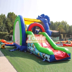 bouncy house w/ water slide