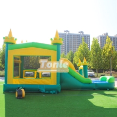 inflatable jumper with water slide