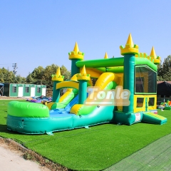 inflatable jumper with water slide