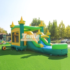 inflatable jumper with water slide