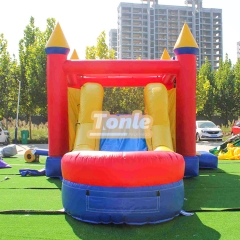 4-in-1 inflatable wet and dry bounce house combo