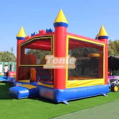 4-in-1 inflatable wet and dry bounce house combo