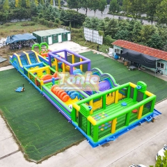 Customized Commercial Large Sprint inflatable Obstacle Course
