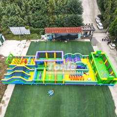 Customized Commercial Large Sprint inflatable Obstacle Course