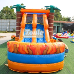 volcanic marble Inflatable water slide combo