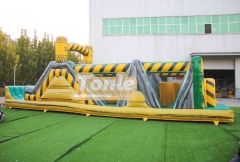40FT Nuclear Toxic Waste inflatable Obstacle course