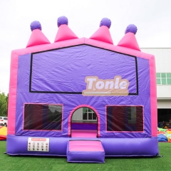 custom inflatable princess crown bounce house jumping castle