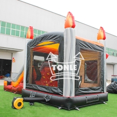 Monster Truck Inflatable bouncer wet/dry combo