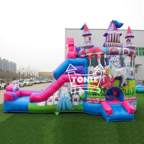 Princess Castle Inflatable Bounce House Combo