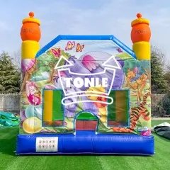 frozen bounce house
