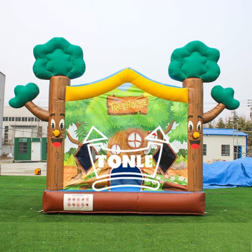 Treehouse inflatable bounce house