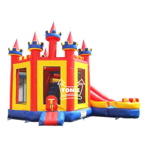 Commercial classic inflatable jumper combo with poor