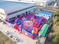 Factory customized large inflatable playground inflatable theme park