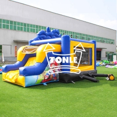 Super Mario commercial bounce house slide combo for sale