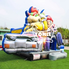 Super Mario commercial bounce house slide combo for sale