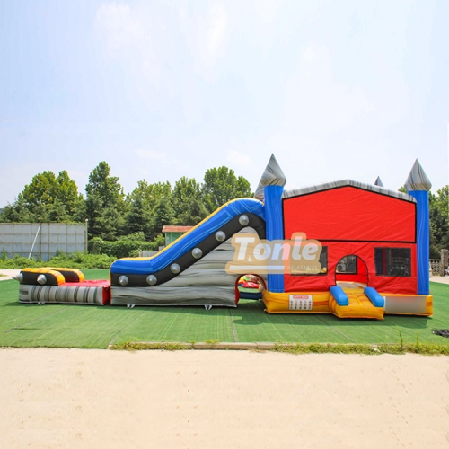 bouncy house w/ water slide