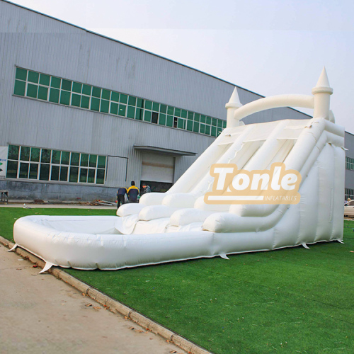 marble inflatable water slide