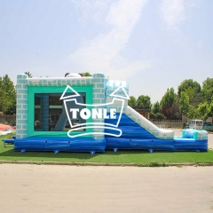 cool polar bear inflatable ice castle water slide combo