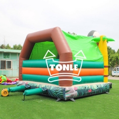 Woodpecker inflatable bouncing castle with slide for sale