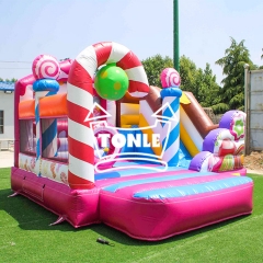 slide combo sweet candy bouncy castle