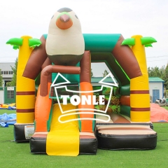 Woodpecker inflatable bouncing castle with slide for sale