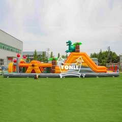 Volcano Dinosaur Commercial Grade Inflatable Obstacle Course