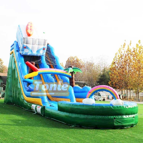 Summer Beach Inflatable Water Slide for sale