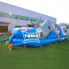 monster truck inflatable obstacle