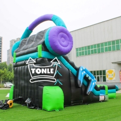 Video Game Headset inflatable water slide