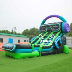 Video Game Headset inflatable water slide