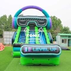 Video Game Headset inflatable water slide