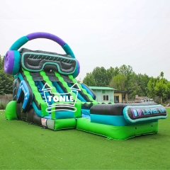 Video Game Headset inflatable water slide