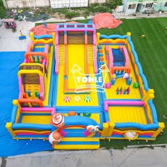 Parque de atracciones hinchable comercial de alta calidad