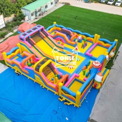 Parque de atracciones hinchable comercial de alta calidad