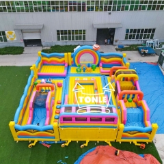 High quality commercial inflatable amusement park