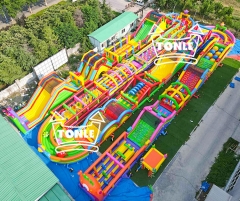 Adult Giant Inflatable Adventure Obstacle Course for Sale